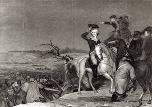 Le passage du Delaware en 1776, gravé par J.N. Gimbrede pour 